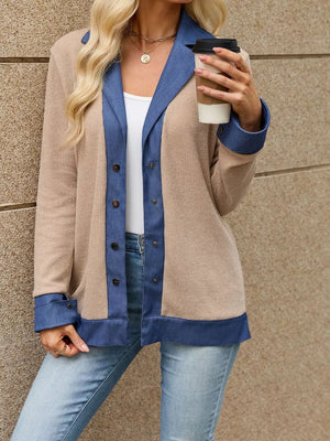 blazer in medium blue