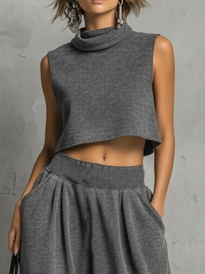 100% polyester Care instructions: Machine wash cold sweat set in Earthy Yellow with relaxed silhouette