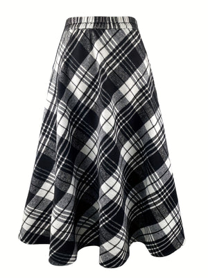 black midi skirt with midi and side-zip