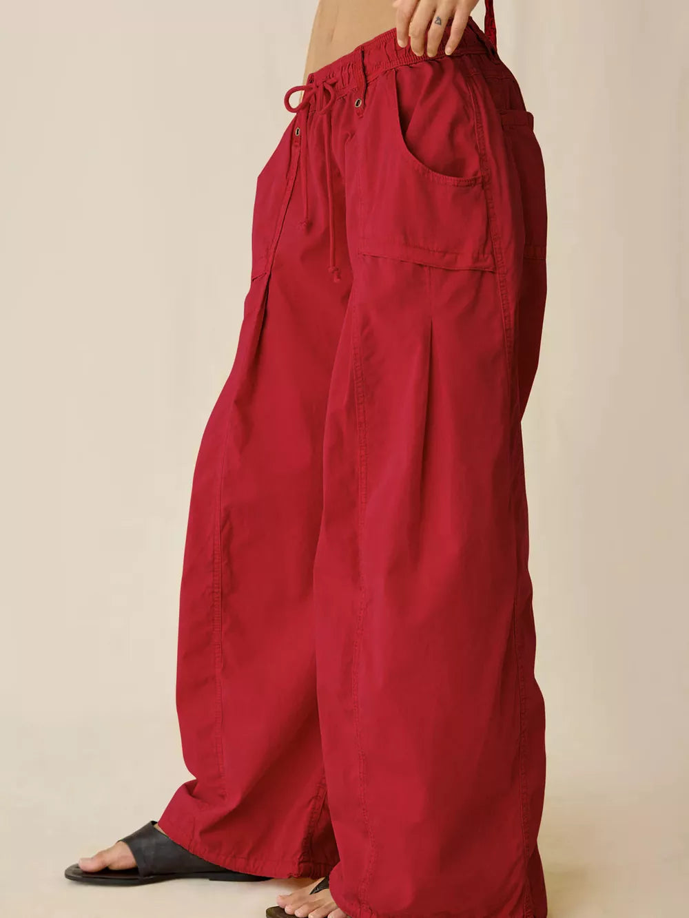 Purple cargo pants