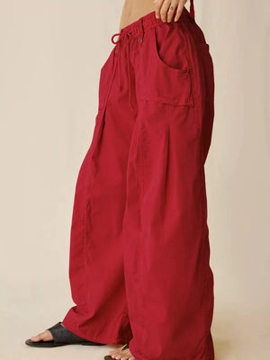 Purple cargo pants