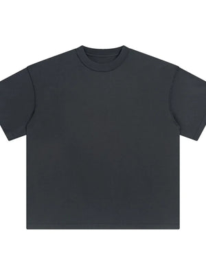 Urban Edge half sleeve tee in dark gray with a crew neck.