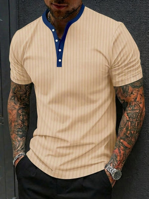 95%cotton,5%spandex Care instructions: Machine wash cold henley in Gray with regular silhouette