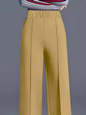 wide-leg pants in Navy Blue
