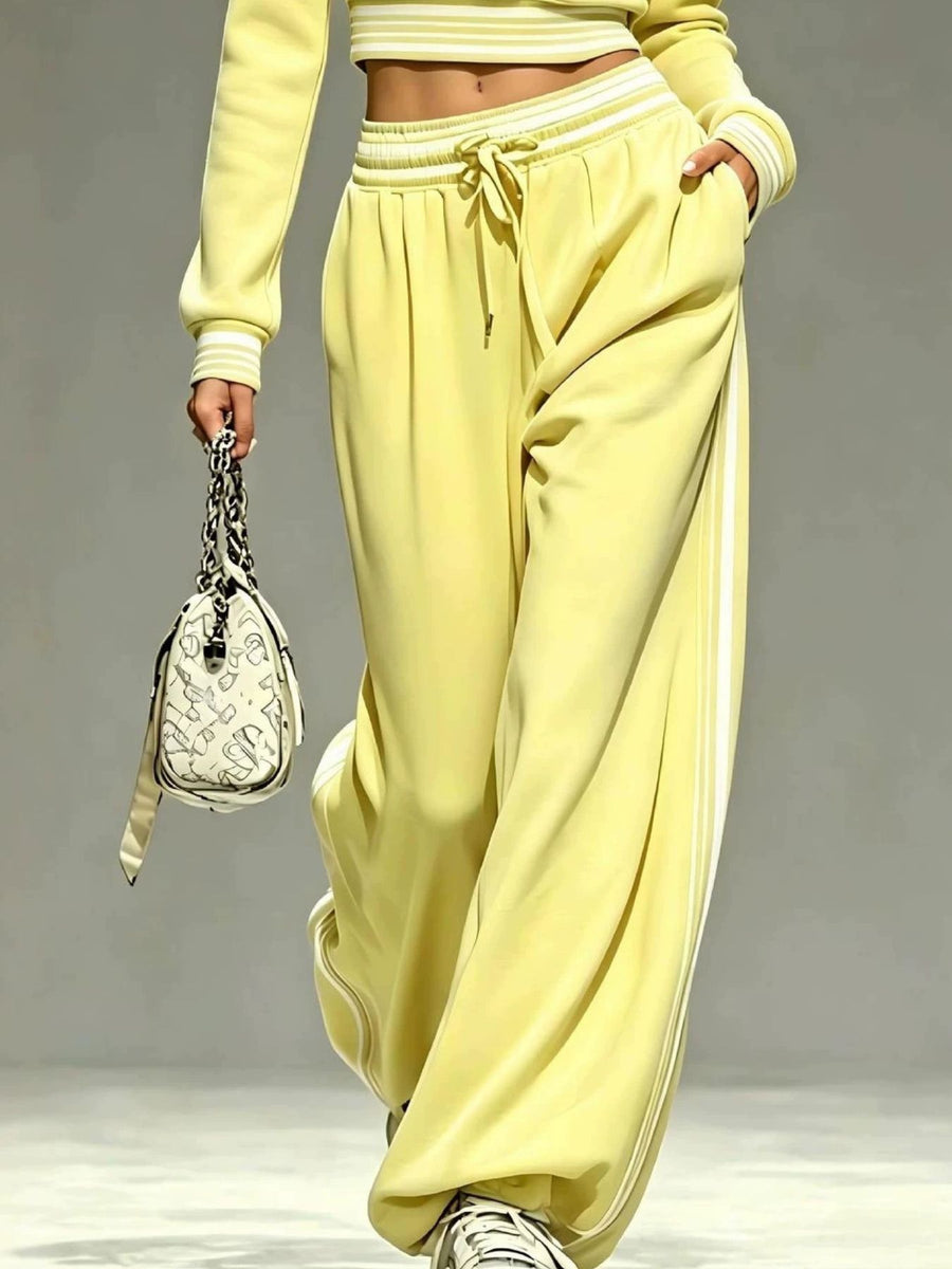 lounge set in Gum Leaf with collared and long sleeve