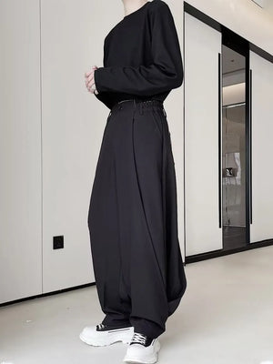 Men's Loose Fit Pants in Black