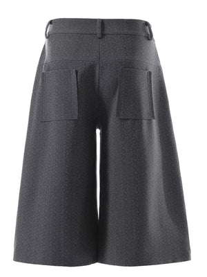 Men's Wide Leg Capris in Black, view 11