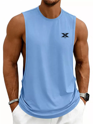 Men's Full Size Round Neck Tank Plus Size in Sage, view 14