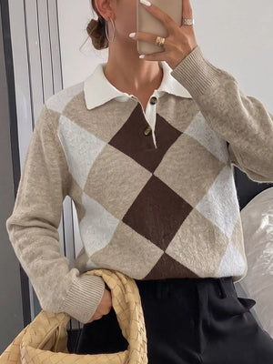 Button-down Ribbed Sweater option 5