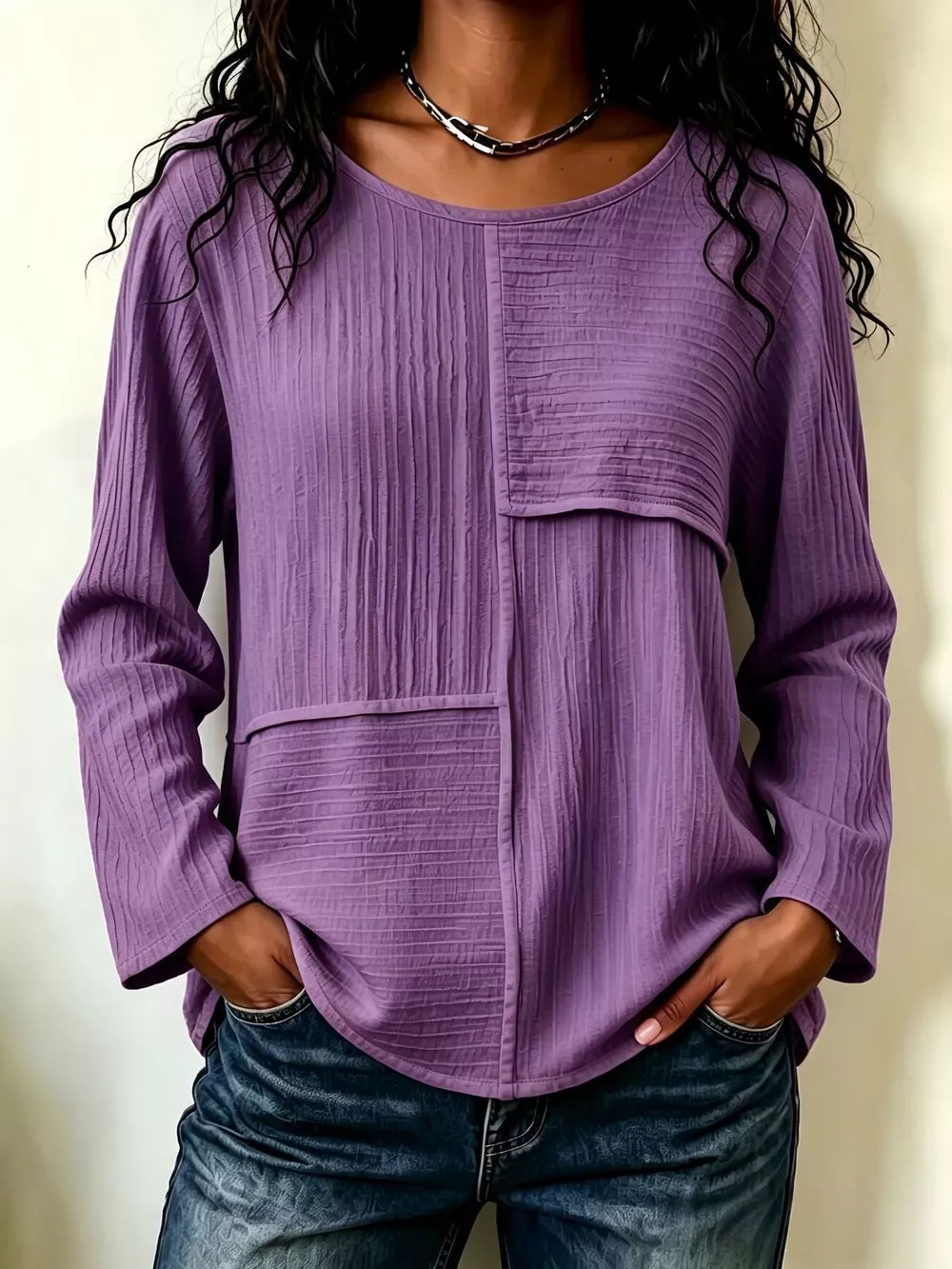 Pink blouse