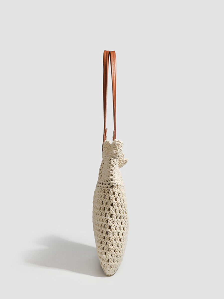 Apricot tote with medium and open-front