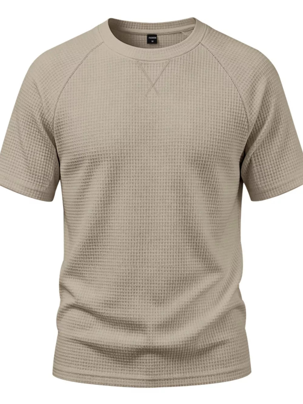 White relaxed t-shirt with crew neck