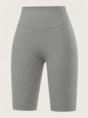 bike shorts in Milky Green