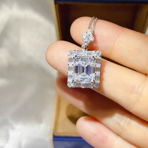 0.5 Carat Sterling Silver Geometric Necklace option 4