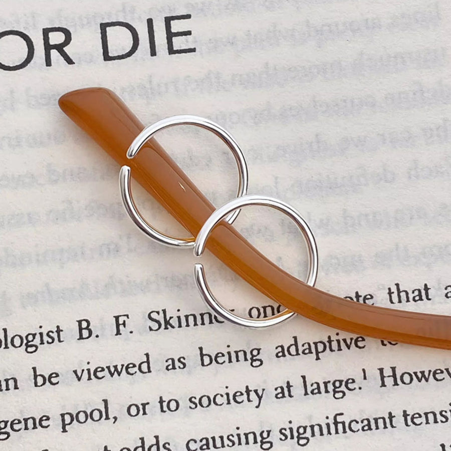 925 sterling silver Care instructions: Avoid wearing during exercise, as sweat w ring in Silver with minimalist silhouette