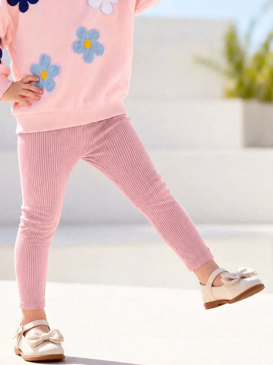 Blush Pink sweatshirt with hip-length and pullover