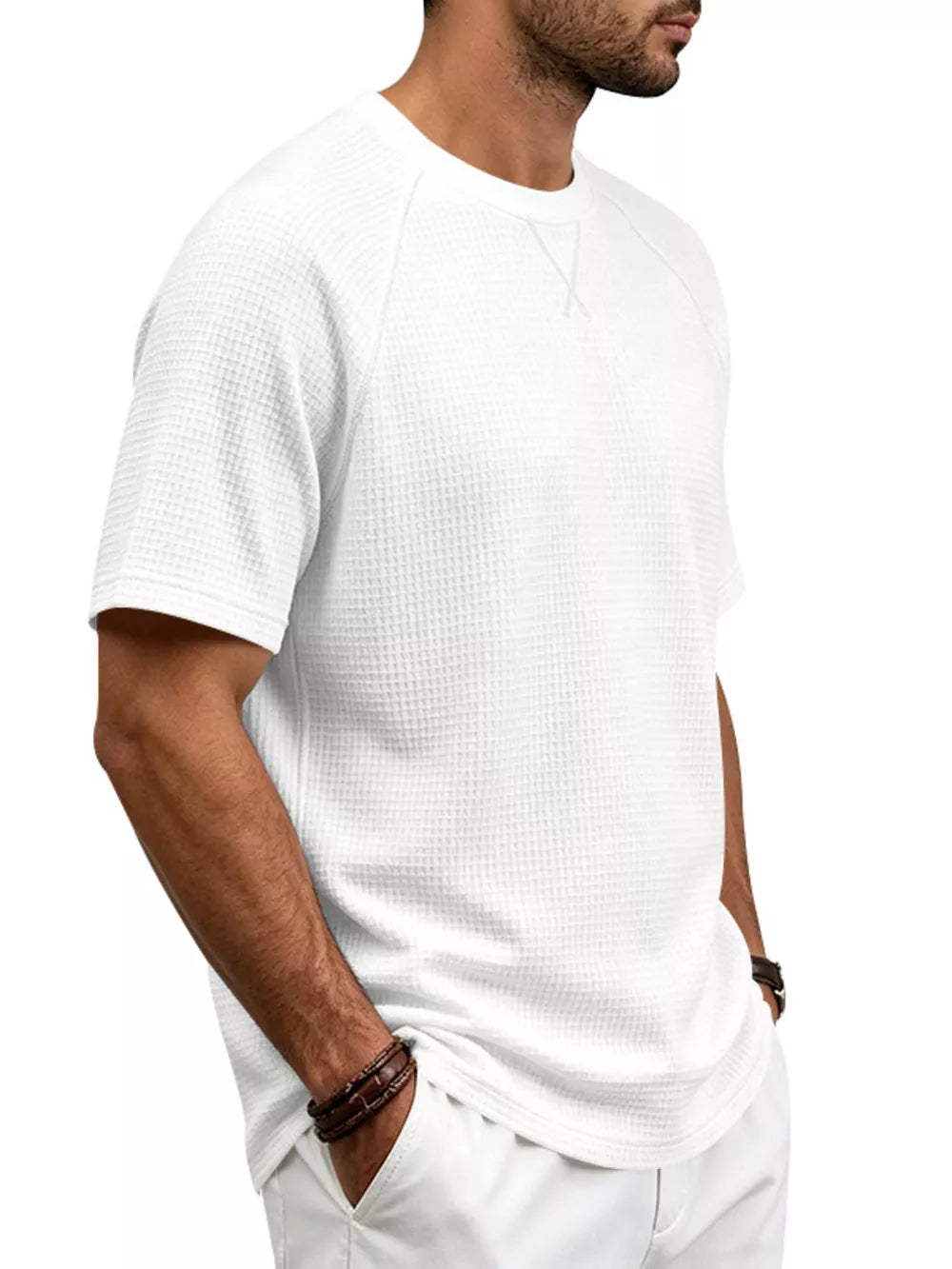 95%cotton, 5%spandex Care instructions: Machine wash cold t-shirt in Black with relaxed silhouette