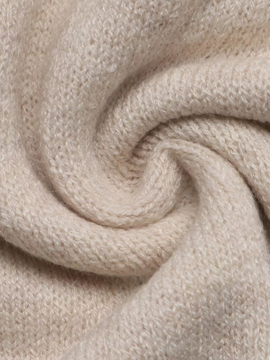 Button-down Long-sleeve Top in Apricot, view 11