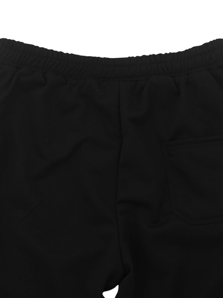 Men's Full Size Side Snap Button Pants Plus Size in Black, view 12
