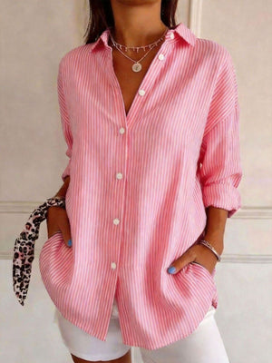 button-down shirt in Pink