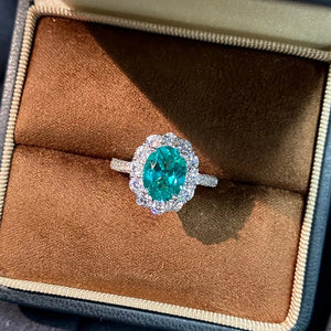 emerald green ring with not applicable and none