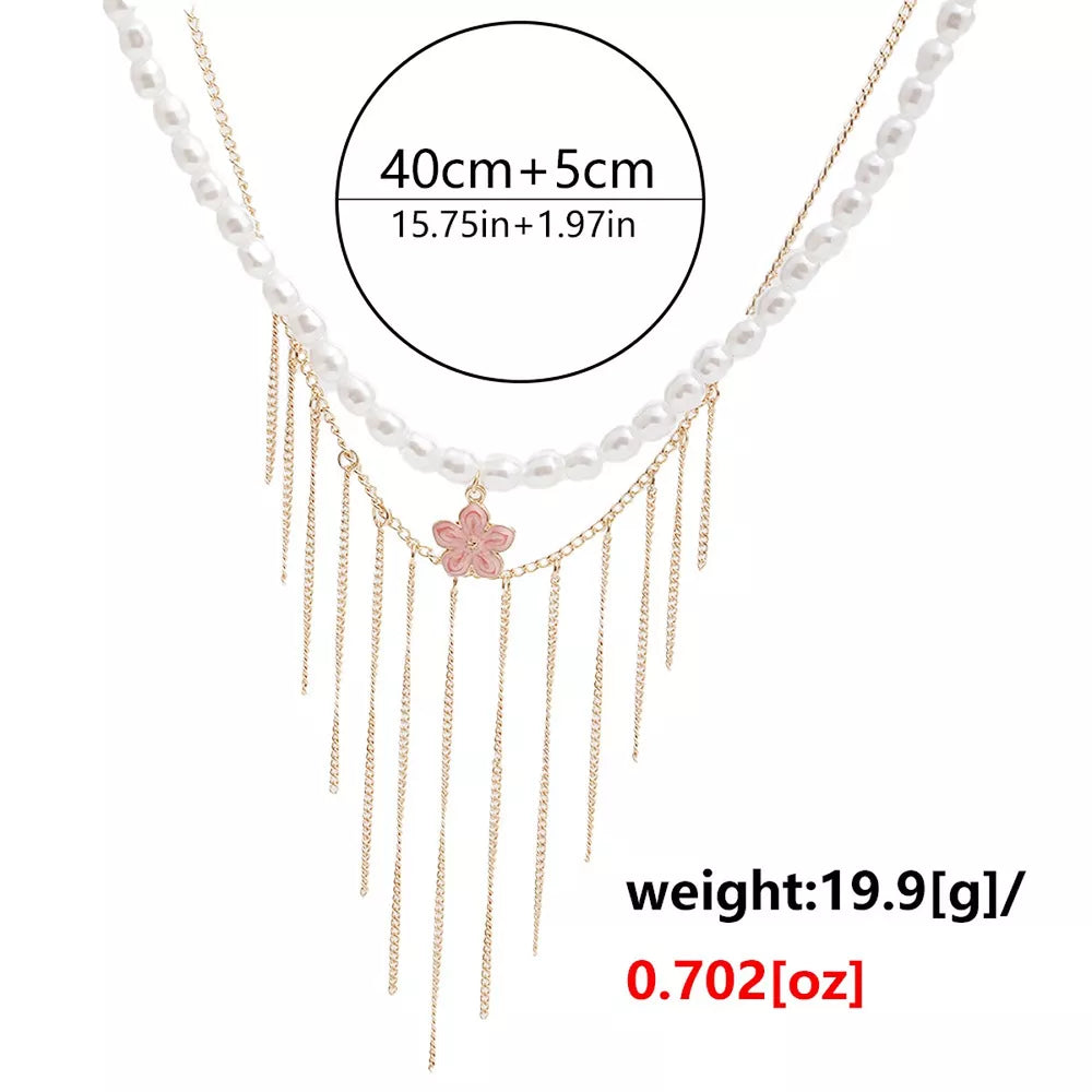 Elegant 18k Gold-plated Synthetic Pearl Choker Necklace option 7