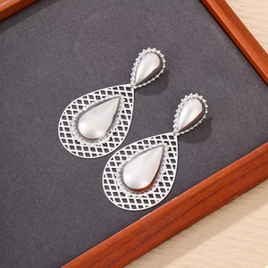 earrings featuring geometric in silver with 18K Gold-Plated, Iron, Silver-plated Care instructions: Avoid wearing during exe