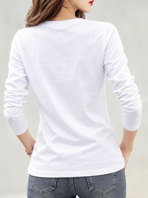 Cotton and spandex blend containing at least 90% but less than 95% cotton t-shirt in Dark Blue with regular silhouette