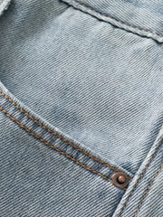 Men's Loose Fit Blue Jeans option 5