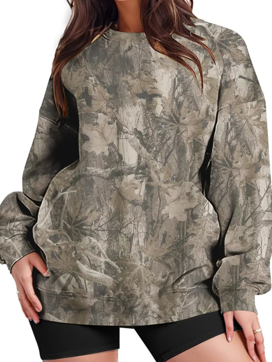 light gray sweatshirt with stretch and long sleeve