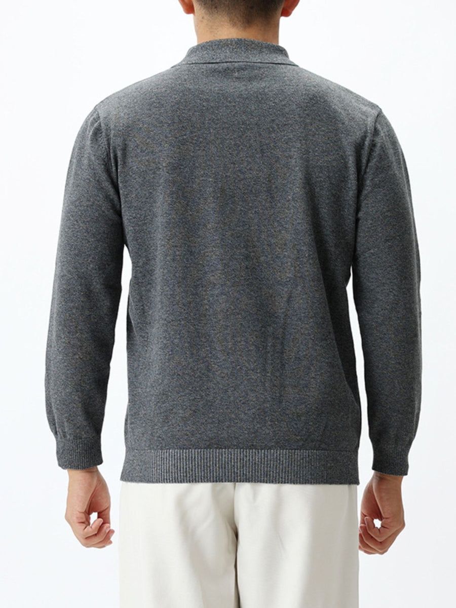 95%polyester,5%spandex Care instructions: Machine wash cold pullover sweater in Flower Dark Gray with regular silhouette