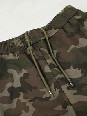 tan wide-leg pants with full-length and drawstring