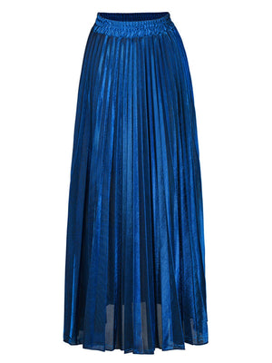 maxi skirt in Regal Black