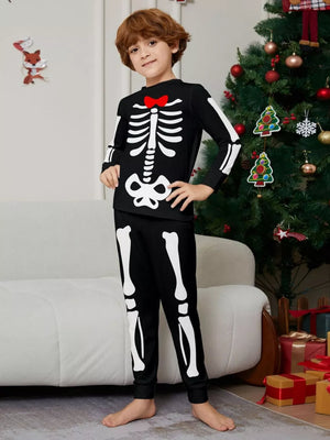 Mom regular pajama set with crew neck