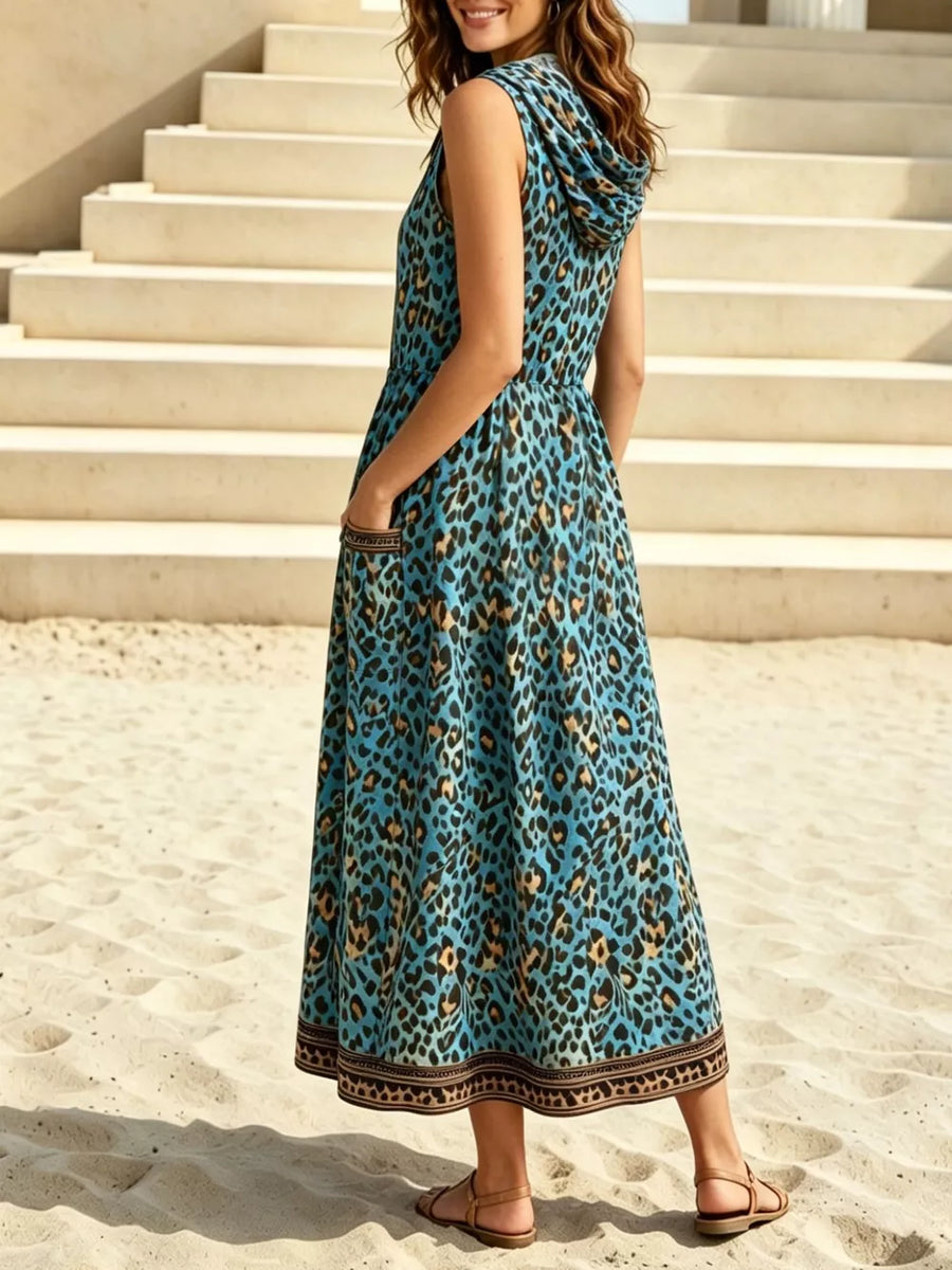 maxi dress in Yellow with pocketed and maxi
