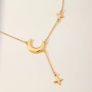 gold necklace with choker and lobster clasp