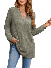classic t-shirt in Moss with notched