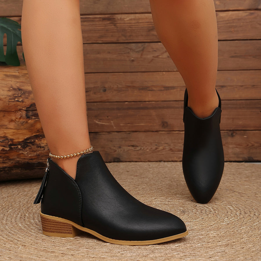 Faux suede,Rubber Imported Size &amp ankle boots in Brown with fitted silhouette