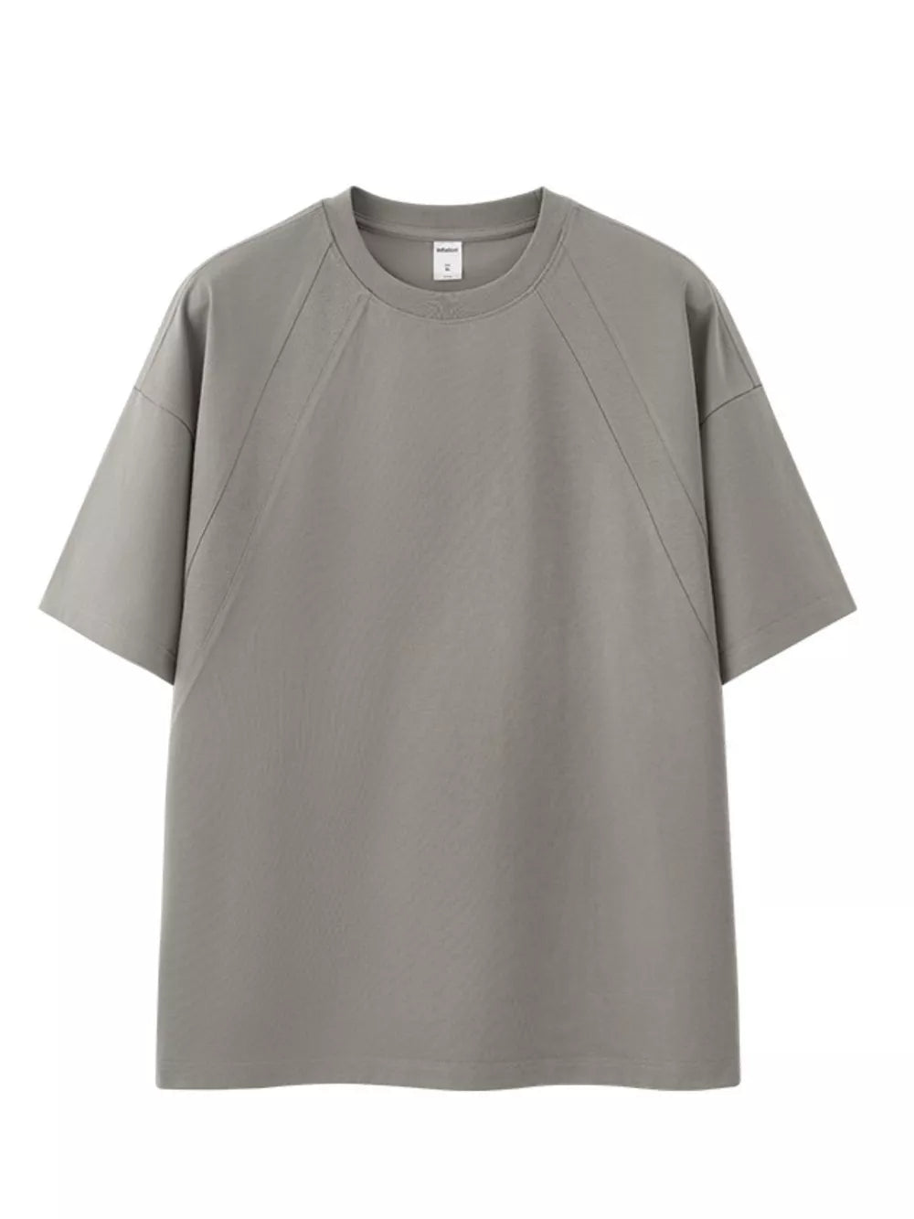 Men's Solid Color Short Sleeve T-shirt in Black