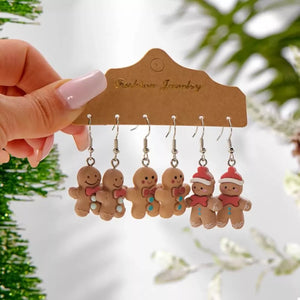 red earrings featuring drop earrings and novelty