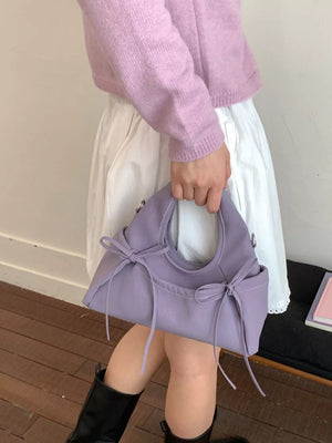 romantic crossbody bag in Pink Purple with not applicable