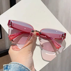 pink sunglasses with ombre and N/A
