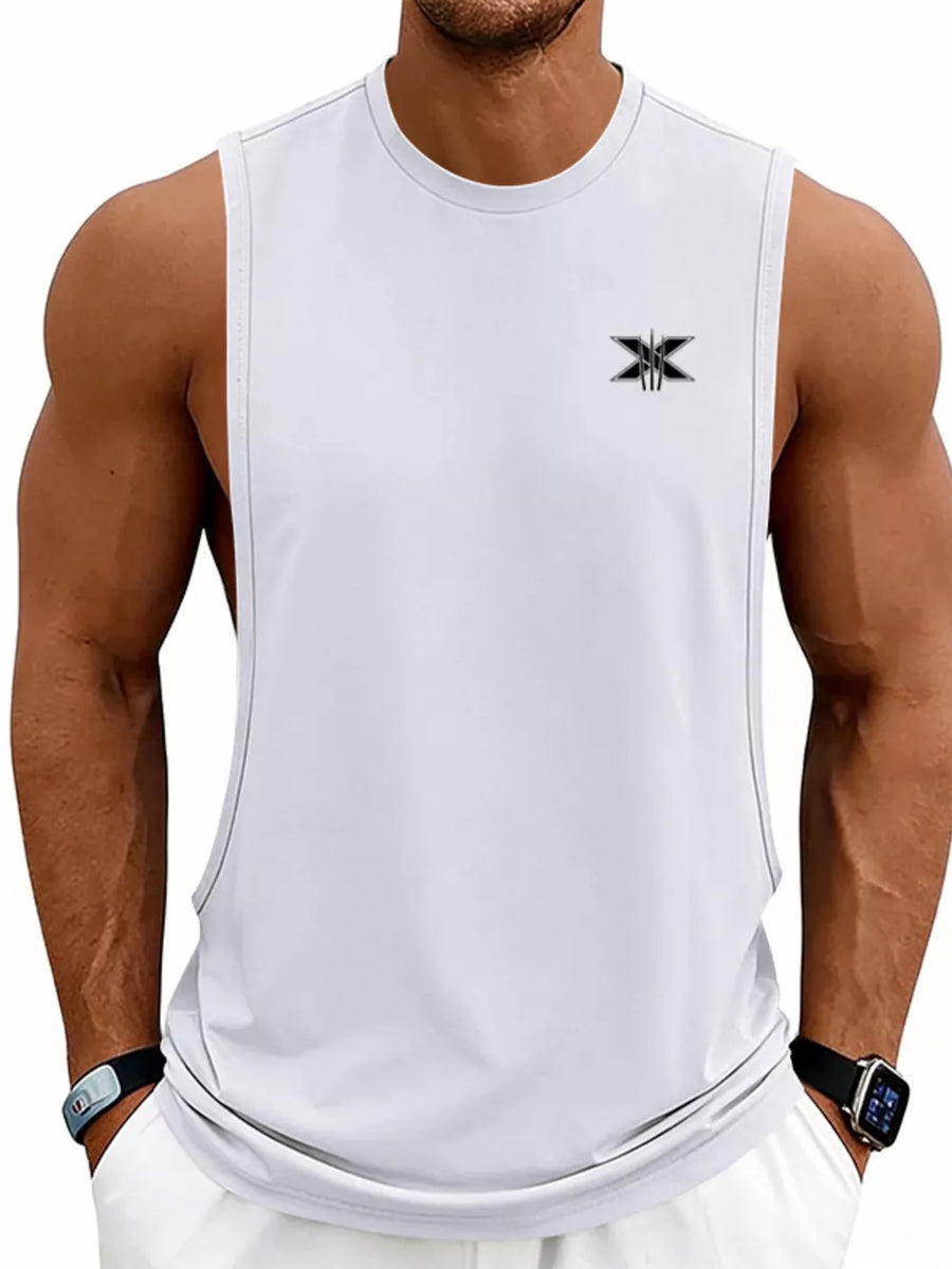 Men's Full Size Round Neck Tank Plus Size in Sage, view 19