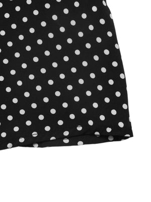 maxi dress featuring polka dot in white with 96% polyester, 4% elastane Care instructions: Machine wash cold texture