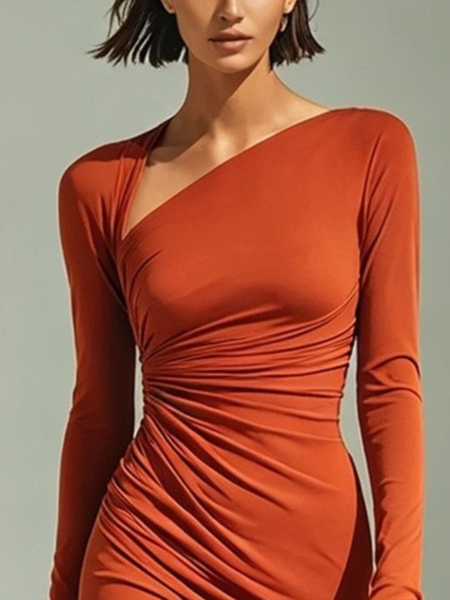 100% polyester Care instructions: Machine wash cold midi dress in Black with fitted silhouette