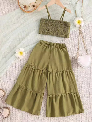 Children's Smocked Bow Cami And Pants Set option 7