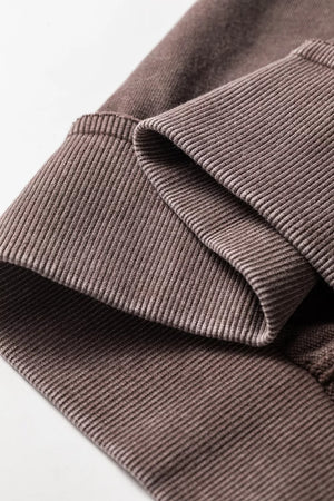 3/4 Sleeve Mineral Wash Cotton Top, view 11