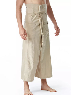 Men's Loose Fit Sweatpants With Tie Waist, view 21