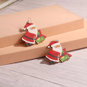Style D earrings with christmas motifs and not applicable