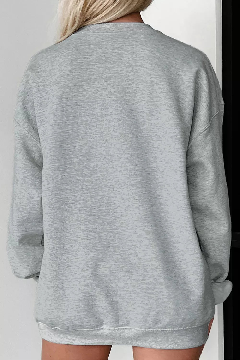 sweatshirt in orange with floral and graphic print